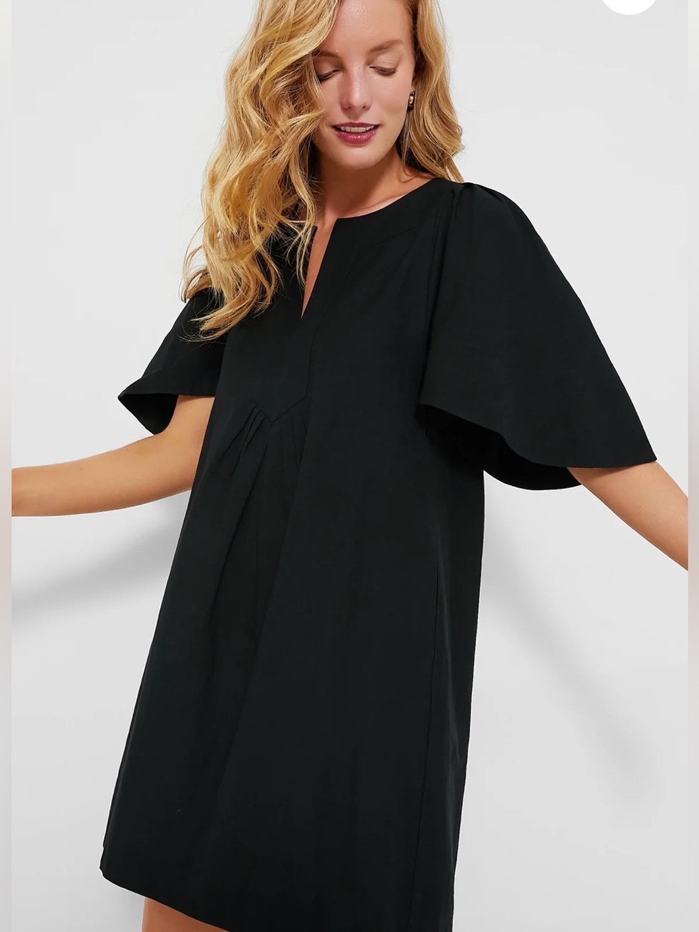 POMANDER PLACE
Black Finley Flutter Sleeve Dress - Picture 8 of 13